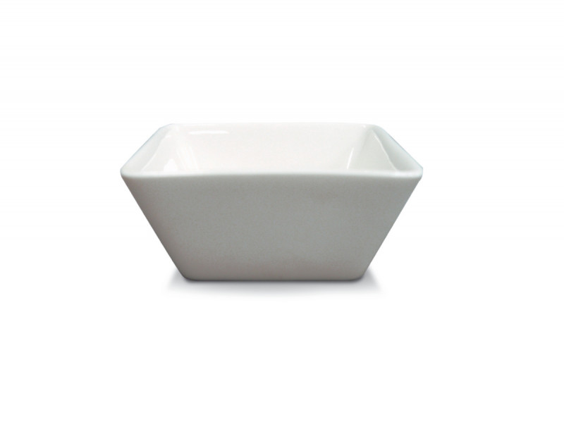 Bol carré ivoire porcelaine vitrifiée 15 cm Allspice Rak