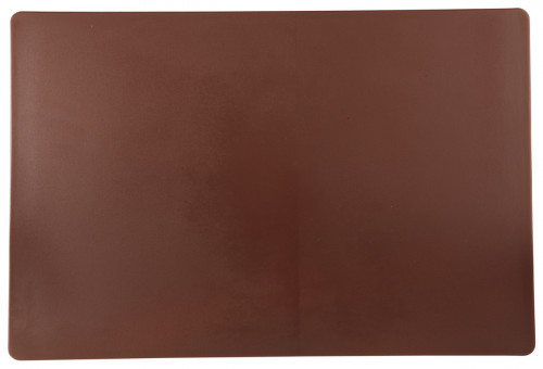 Planche à découper polyéthylène haute densité (pehd) brun 60x40 cm Pâtissier Sans rigole Non réversible Pro.cooker