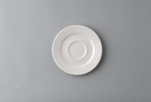Sous-tasse à thé rond ivoire porcelaine Ø 15 cm Rondo Rak