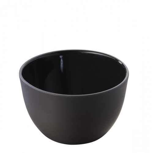 Bol rond noir porcelaine culinaire Ø 11 cm Solid Revol