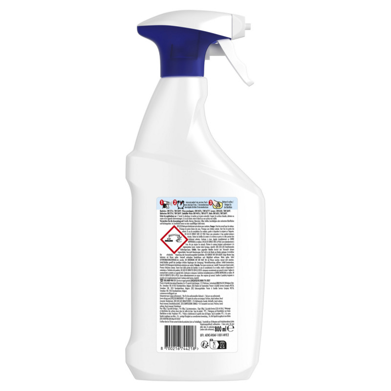 Spray anticalcaire désinfectant 800 ml Antikal