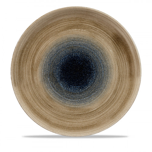 Assiette coupe plate rond aqueous bayou porcelaine vitrifiée Ø 28,8 cm Stonecast Churchill