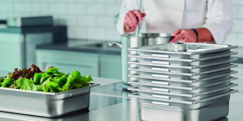 Bac GN 1/6 inox 18/10 P10 cm 1,6 L Pujadas