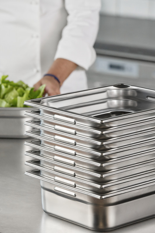 Bac GN 1/6 inox 18/10 P20 cm 2,9 L Pujadas