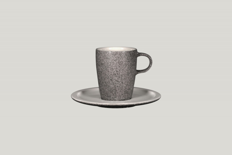 Sous tasse rond gris porcelaine Ø 16,3 cm Rakstone Ease Rak