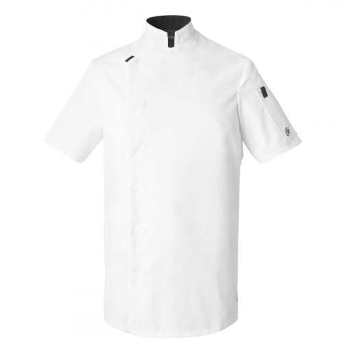 Veste homme manches courtes blanc T1 Shade Molinel