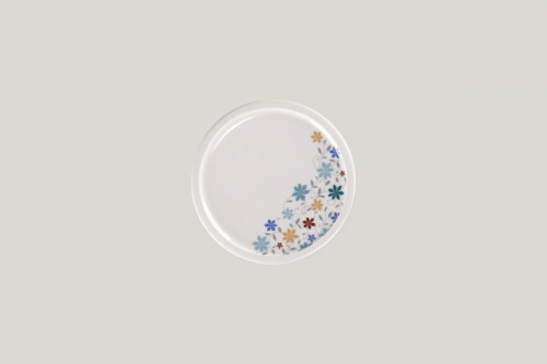Assiette coupe plate blanc porcelaine Ø 16,2 cm Rakstone Ease Décor Summer Rak