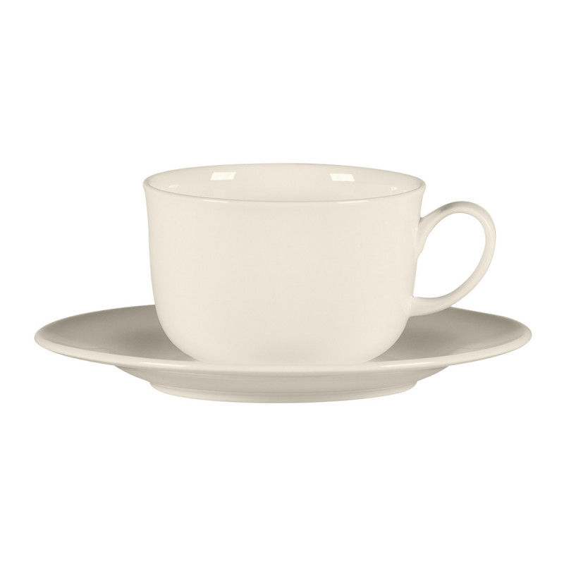 Tasse à café / thé rond ivoire porcelaine bone china 21,3 cl Ø 8,6 cm Bravura Rak