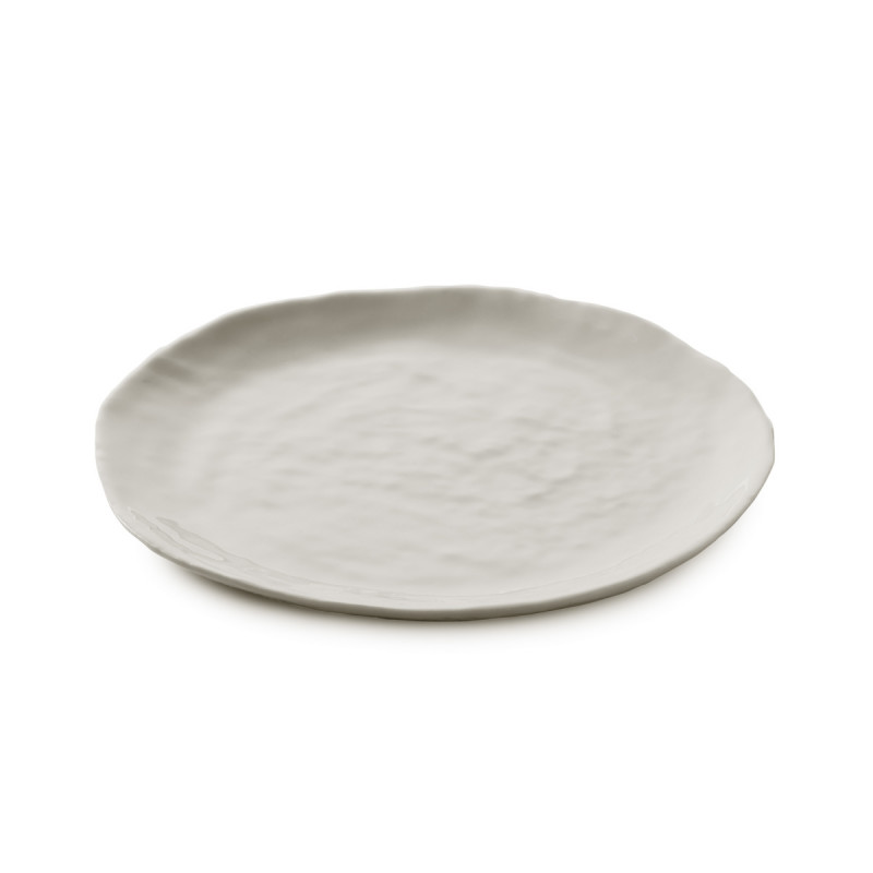 Assiette plate Blanc albâtre porcelaine Ø 15,5 cm Yli Revol