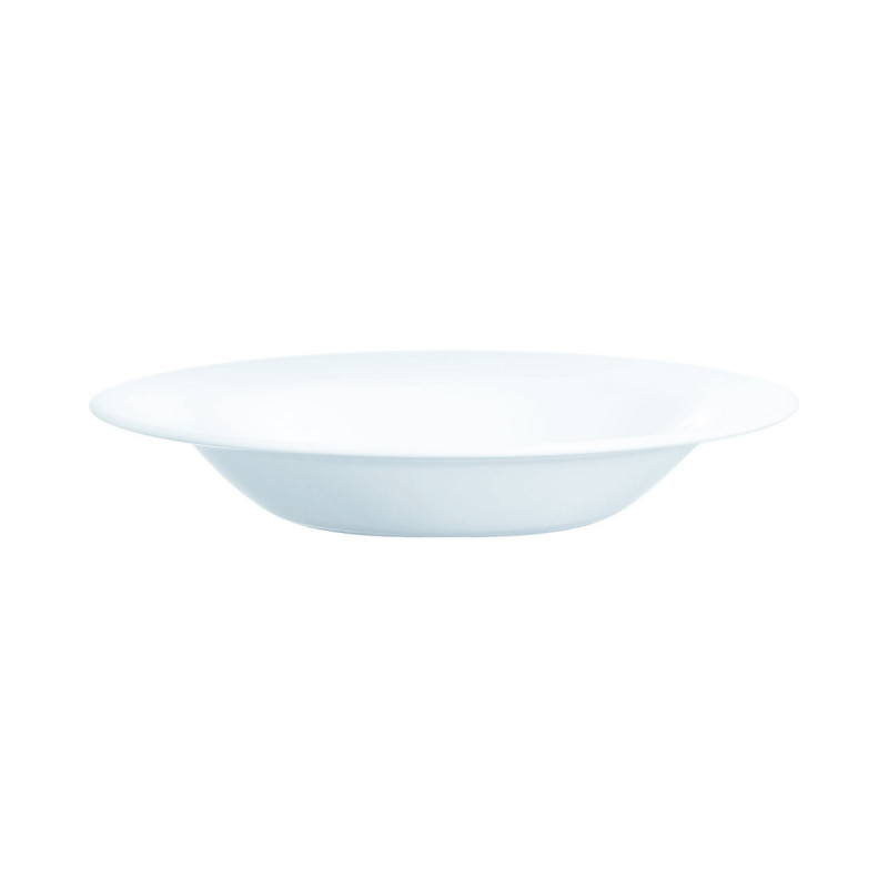 Assiette creuse rond blanc verre Ø 22 cm Intensity White Arcoroc
