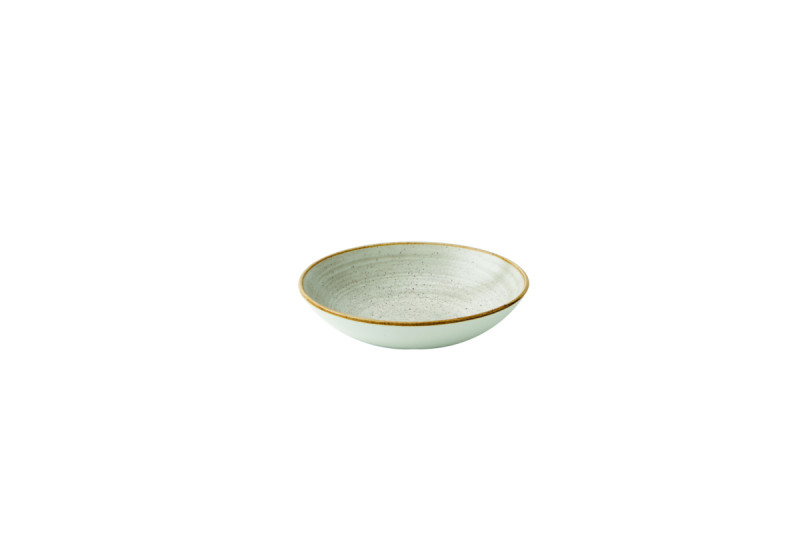 Assiette creuse rond Raw Brown porcelaine Ø 18,2 cm Stonecast Raw Churchill