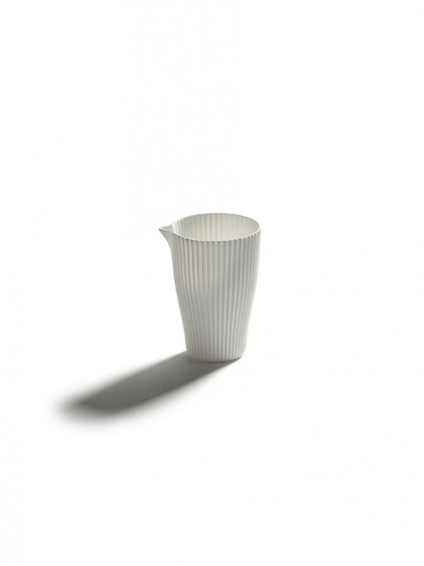 Crémier rond blanc porcelaine bone china Ø 5 cm Nido Serax