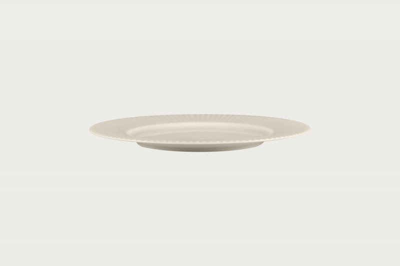 Assiette plate rond blanc porcelaine bone china Ø 26,9 cm Spectra Rak