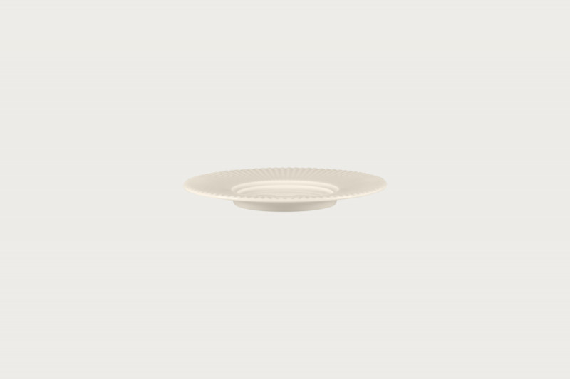 Sous tasse à café / thé rond blanc porcelaine Ø 17,3 cm Spectra Rak