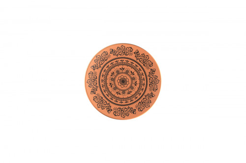 Assiette extra plate rond Tero Décor Alexandria porcelaine Ø 18,7 cm Earth Rak