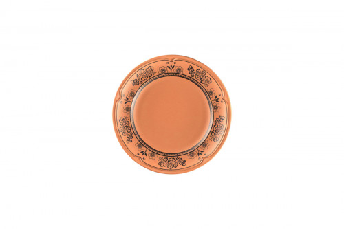 Assiette plate rond Tero Décor Alexandria porcelaine Ø 20,7 cm Earth Rak