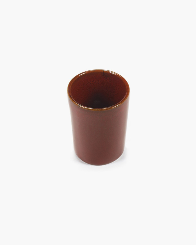 Tasse à espresso rond Venetian red grès émaillé 7 cl 5 cm La Mère Serax