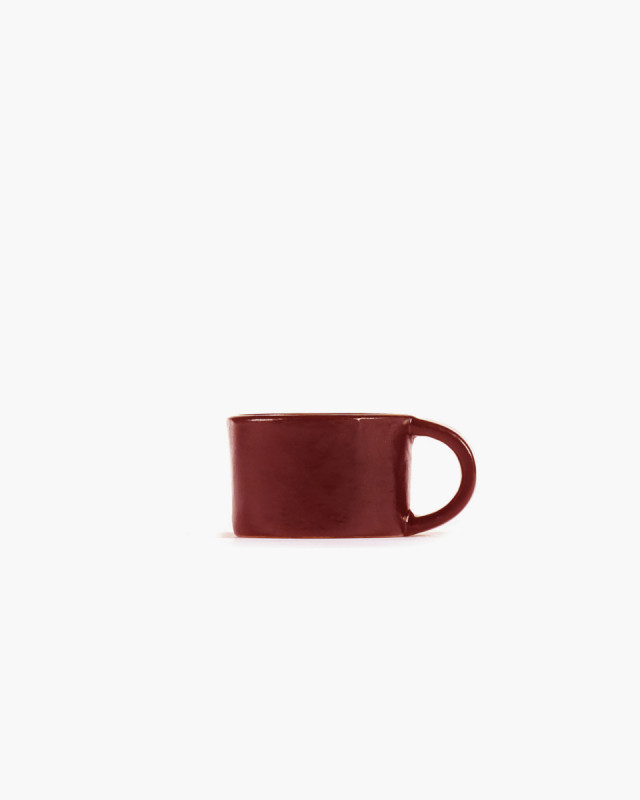 Tasse à ristretto rond Venetian red grès 6 cl 7,5 cm La Mère Serax