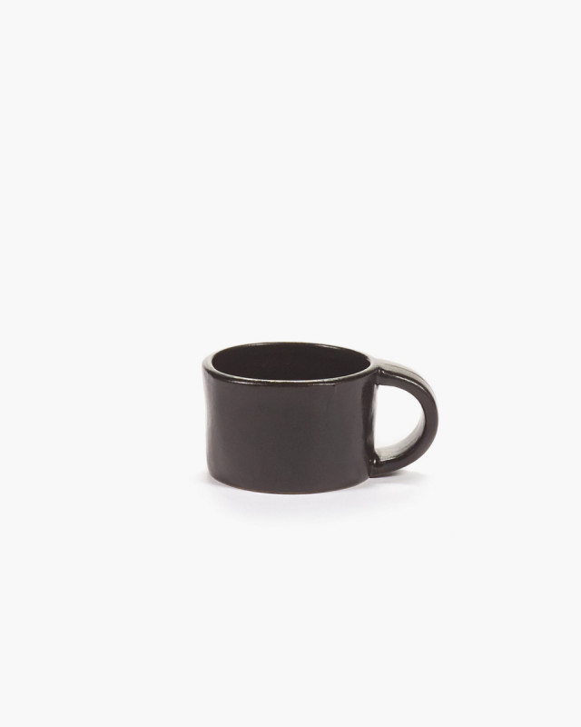 Tasse à ristretto rond ébène grès 6 cl 7,5 cm La Mère Serax