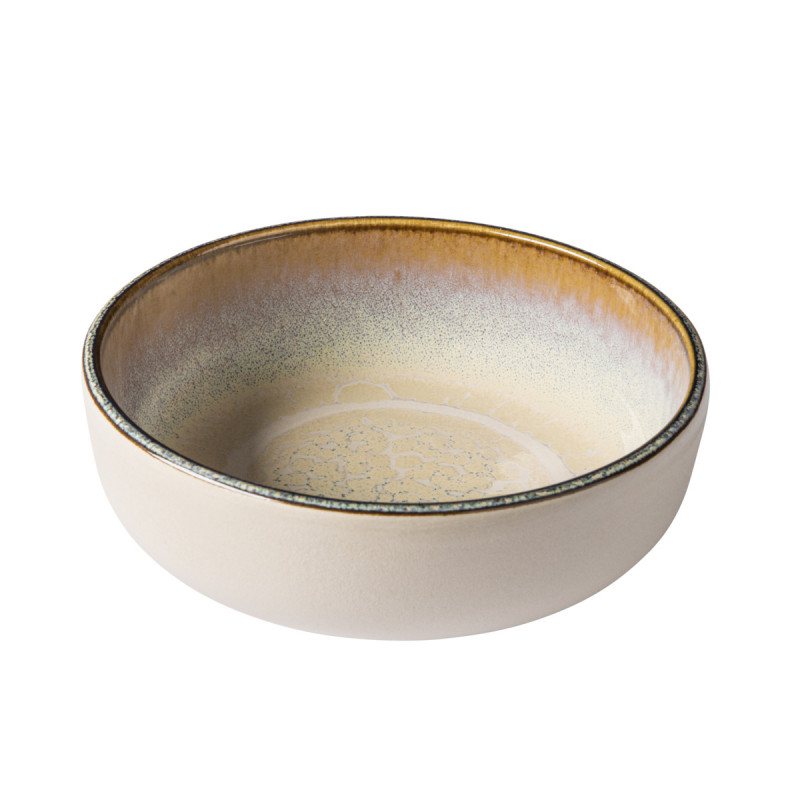 Bowl rond beige porcelaine Ø 16 cm Savanna Accolade