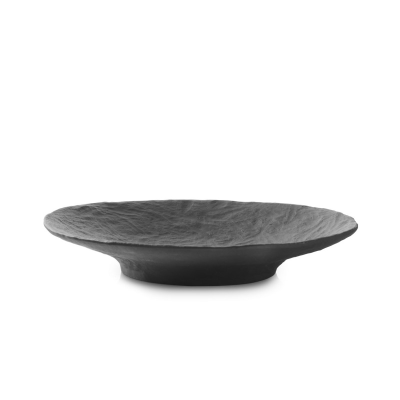 Coupe porcelaine Noir brut Ø 21,5 cm 4 cm Yli Revol