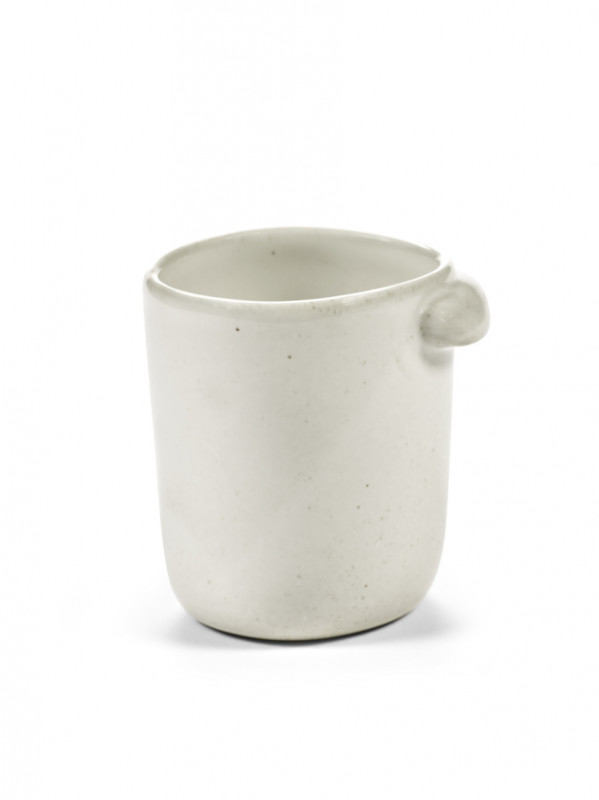 Mug ovale Off White grès émaillé 25 cl 8,8 cm Out Of Lines Serax