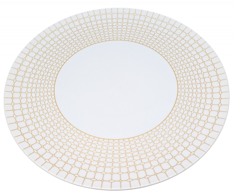 Assiette coupe plate rond blanc porcelaine Ø 32 cm Couronne Degrenne