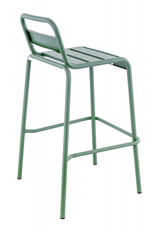 Tabouret vert sauge 96x53x56 cm Bastille