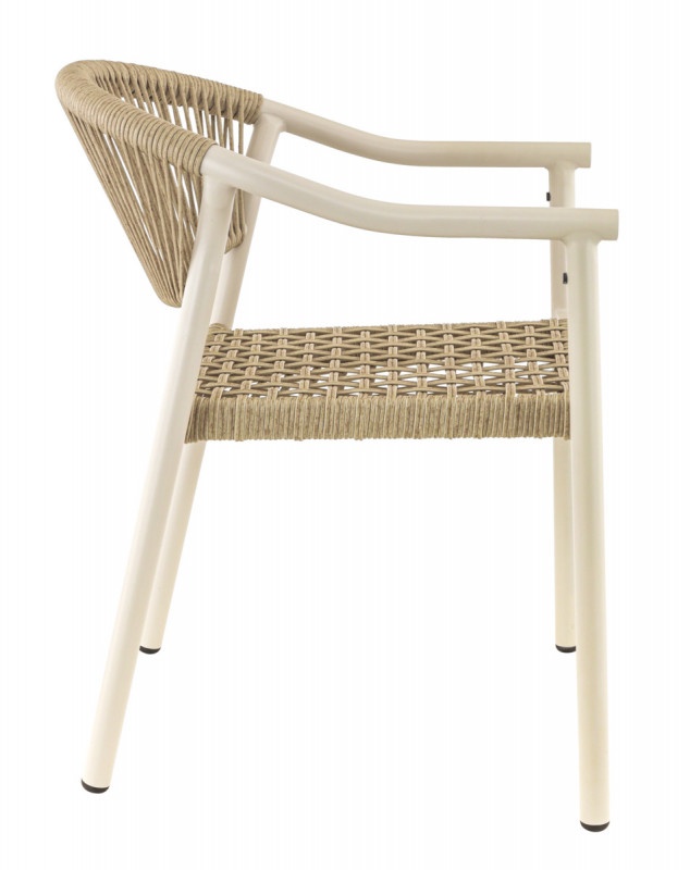 Fauteuil sable 76x57x61 cm Denia