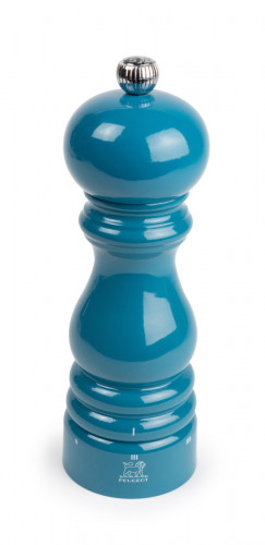 Moulin à sel humide bleu Ø 5 cm 18 cm Paris Rama Peugeot Saveurs