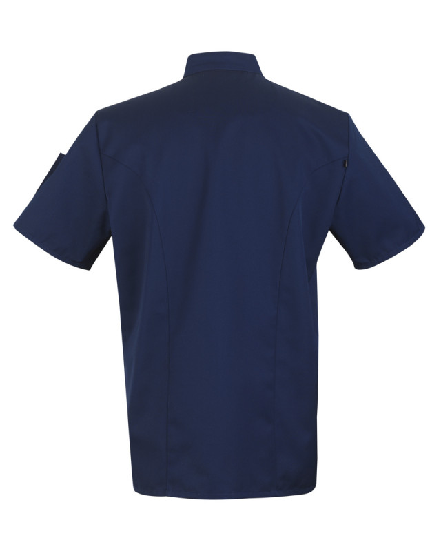 Veste de cuisine manches longues bleu foncé T4 Nero Robur