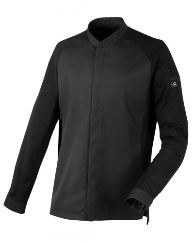 Veste de cuisine manches longues noir T1 Idac Robur