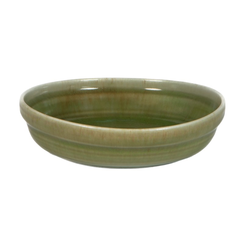 Assiette creuse vert porcelaine Ø 15 cm Haven Lichen Accolade