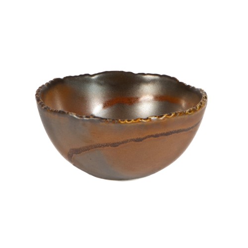 Bowl marron porcelaine Ø 11,5 cm Kaji Flame Accolade